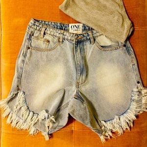 One Teaspoon Denim Shorts